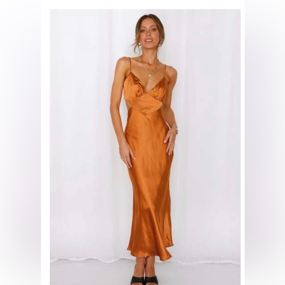 Hello Molly “Thanks I bought it” dress - Bronze